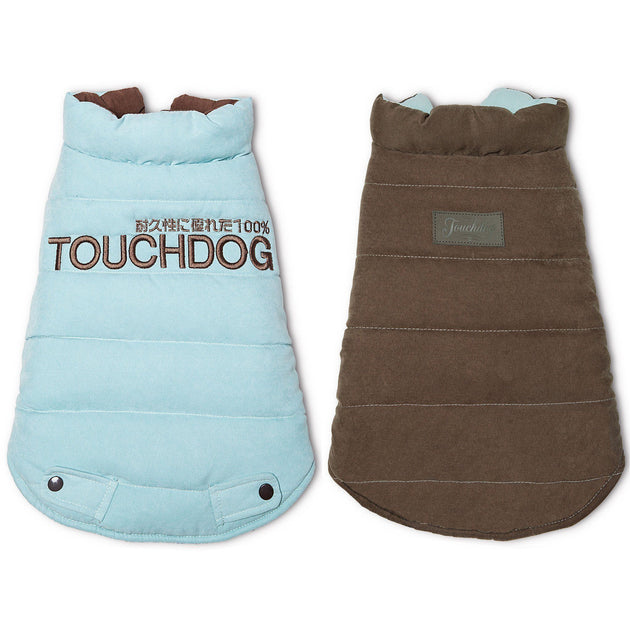 Touchdog Waggin Swag Dog Coat Multi Small 2