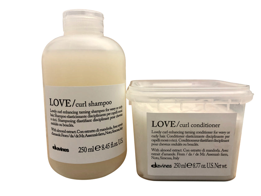 Davines Love Curl Shampoo and Conditioner Set White 8.45 oz 2