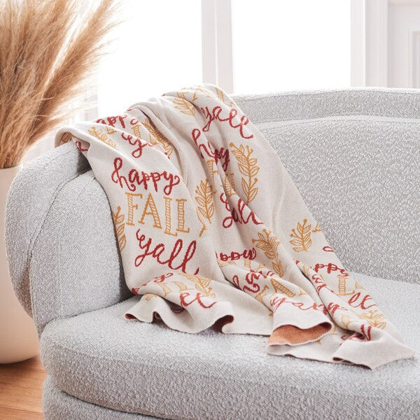 Safavieh Happy Fall Throw Orange 2