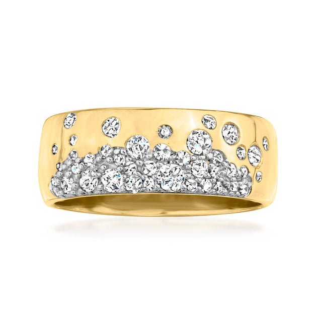 Ross-Simons Diamond Scatter Ring Gold US 6 2
