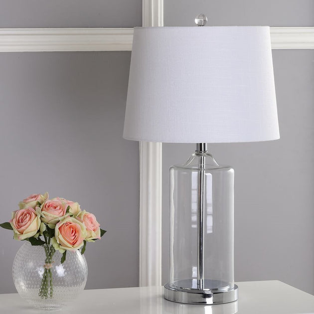 Jonathan Y Walsh 25" Glass LED Table Lamp 4