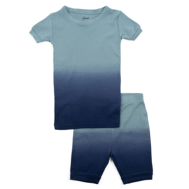 Leveret Kids Two Piece Cotton Short Pajamas Tie Dye US 10 2