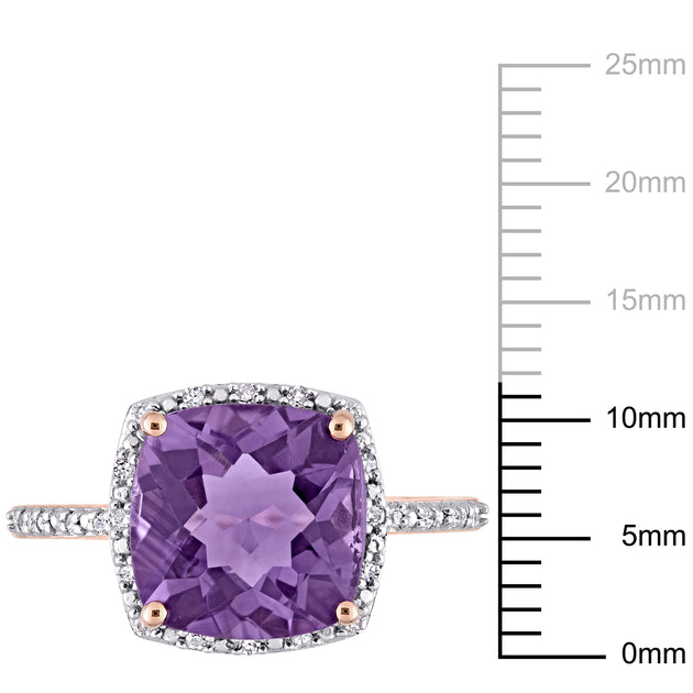 Mimi & Max Halo Ring Purple US 10 4