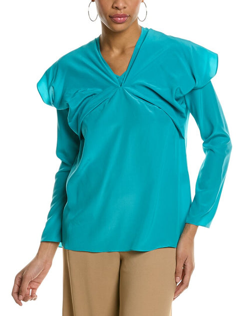 M Missoni Seidenbluse Blau EU 40 2