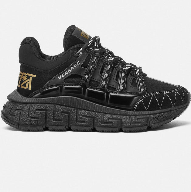 Versace Trigreca Kids Trainers Black EU 32 2