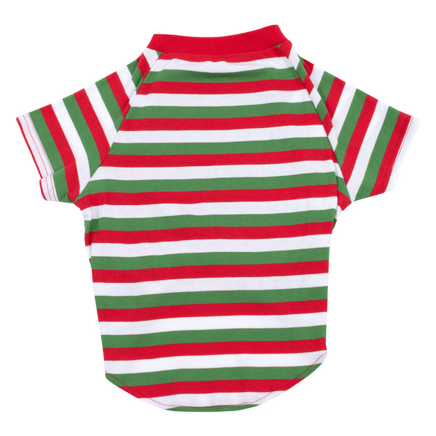 Leveret Big Dog Cotton Pajamas Striped Multi Small 2