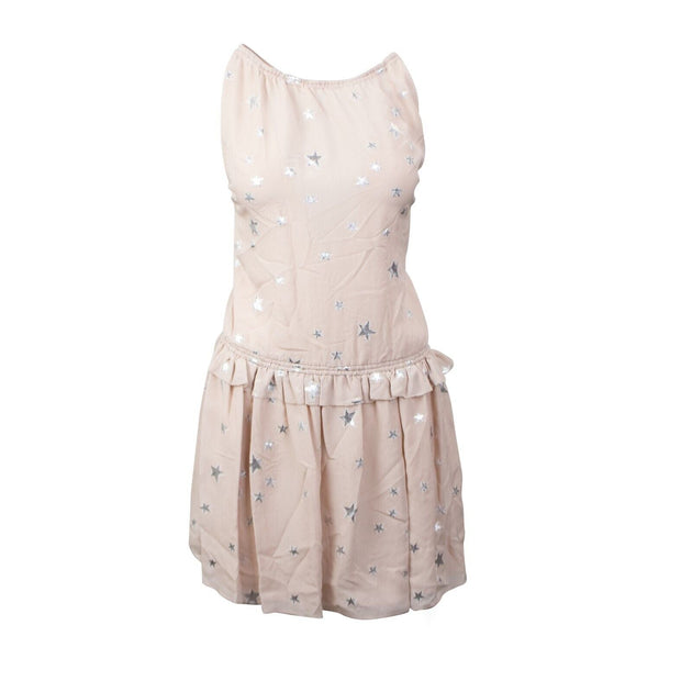 Amiri Stars Fil Coupe Halter Kleid Pink EU 40 3