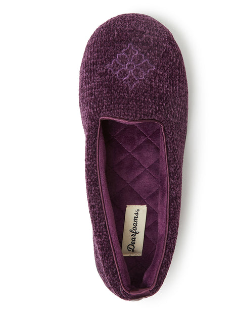 Dearfoams Rebecca Chenille Slipper Multi Large 4