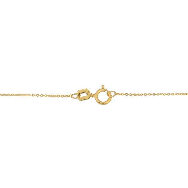 Fremada Heart Necklace Yellow Gold 18 inch 3