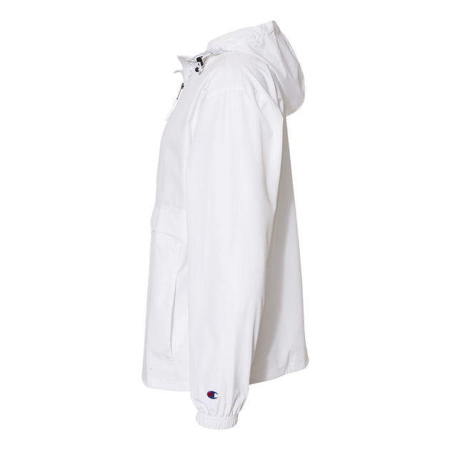 Champion Packable Quarter-Zip Jacket White Medium 4