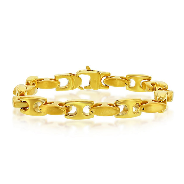 Blackjack Bracelets Yellow Anchor Link Bracelet 2
