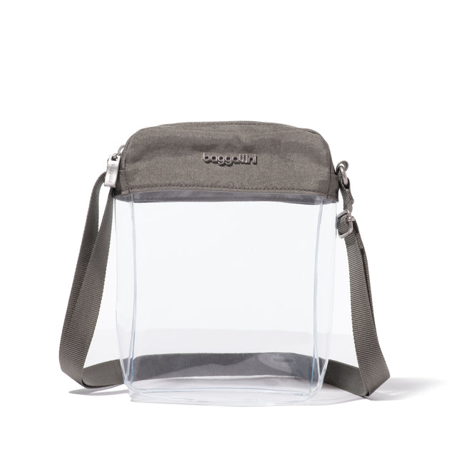 baggallini Clear Stadium Explorer Crossbody Bag Schwarz Einheitsgröße 3