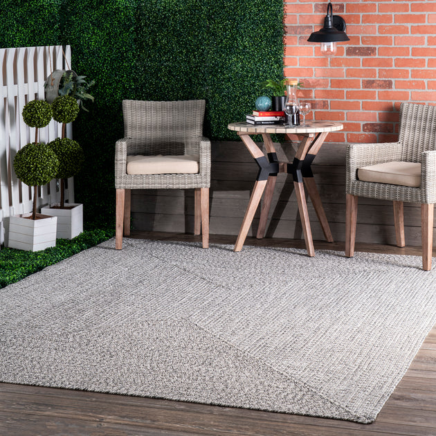 nuLOOM Braided Lefebvre Indoor Outdoor Rug 2
