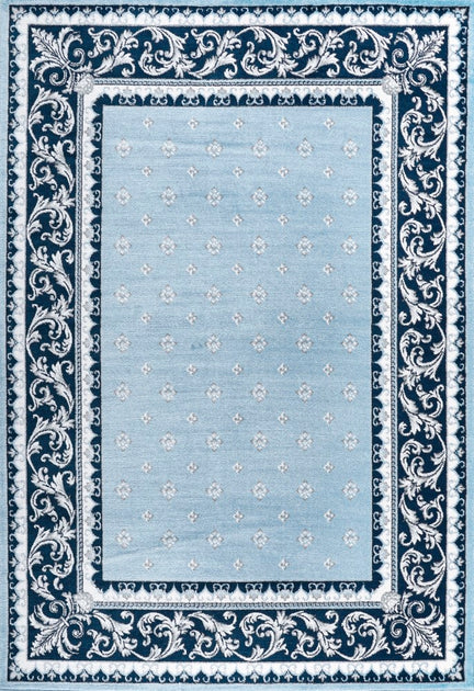 Jonathan Y Acanthus Area Rug Blue 3