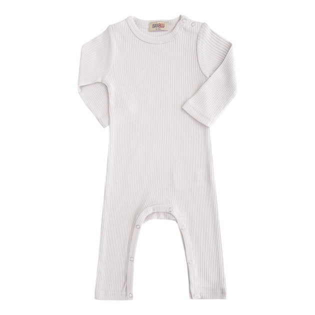 BANBLU LS Modal Romper Grey 12-18 Months 3