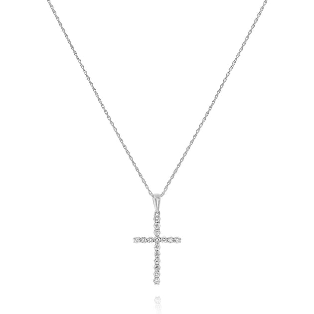 Diana M. Diamond Necklace Silver 9