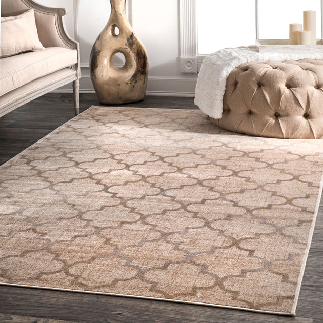 nuLOOM Modern Viscose Trellis Teppich 2