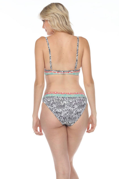 Johnny Was Zebra Hipster Pink XSmall 4