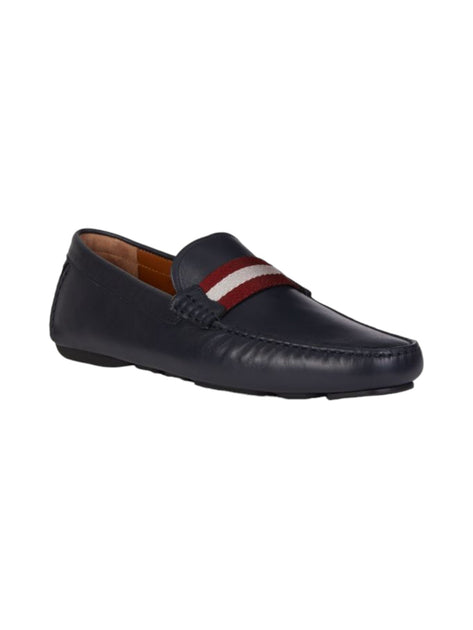 Bally Waltec Leather Loafer Navy Blue US 12.5 2