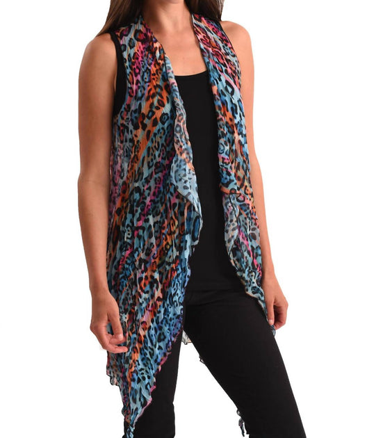 ANGEL Vibrant Leopard Vest Multi Small 2