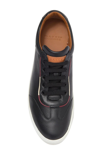 Bally Baxley Men's 6230467 Black Leather Sneakers | ShopSimon