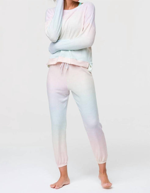 onzie High Low Sweatpant Pink S/M 2