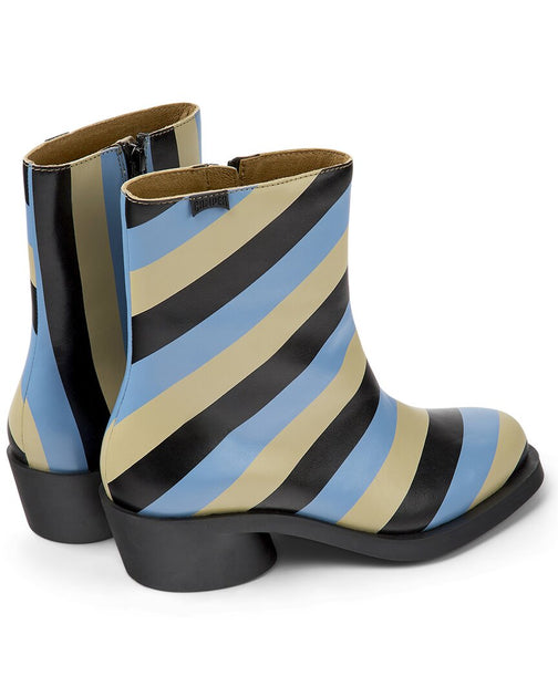 Camper Bonnie Leather Medium Boot Blue EU 35 3