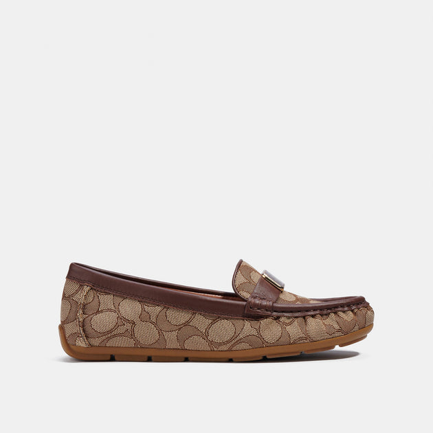 Coach Outlet Mona Driver In Signature Jacquard | ShopSimon