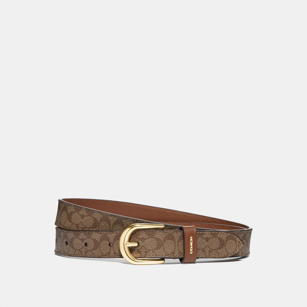 Coach Outlet Classic Belt In Signature Canvas | ShopSimon