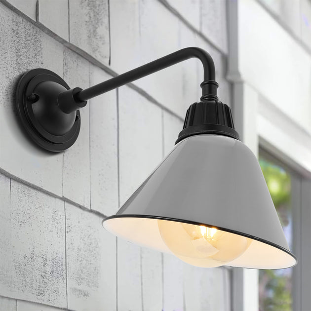 Jonathan Y Croydon LED Wall Sconce Black 2