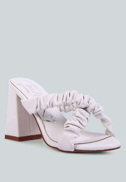London Rag SH3028 Sandals White US 10 3
