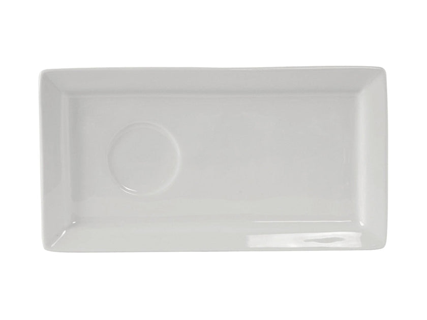 Tuxton Linx Rectangular Tray White 13x7x1 2