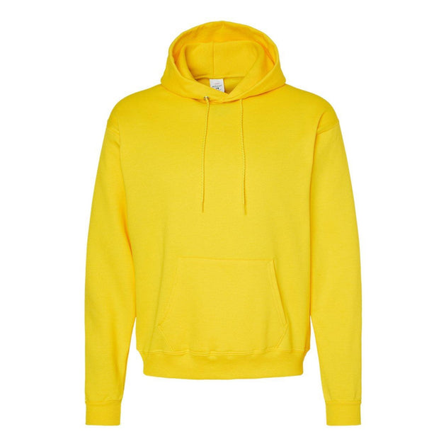 Hanes Ecosmart Hooded Sweatshirt Yellow Small 2