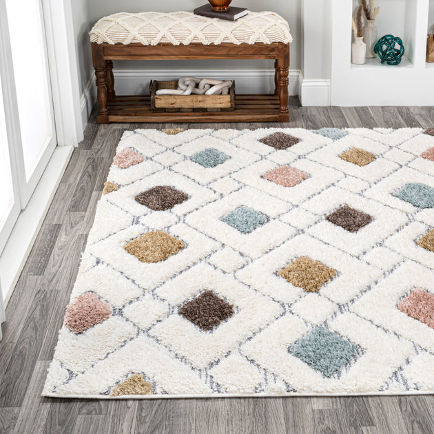 Tapis Jonathan Y Astrid Multicolore/Crème 4