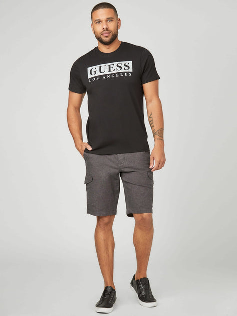 Guess Factory Greg Logo Tee Rot XXL 3