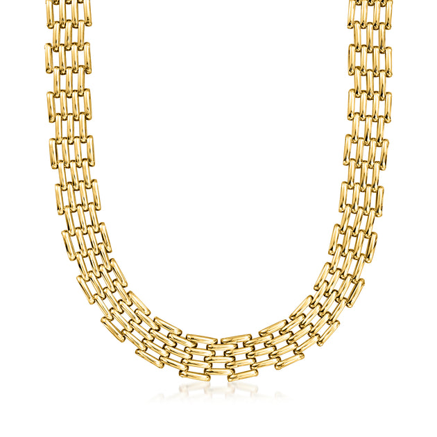 Ross-Simons Panther-Link Necklace Yellow Gold 3