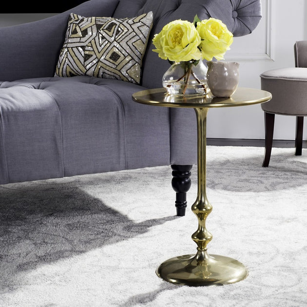 Safavieh Hydra Side Table Brass 2