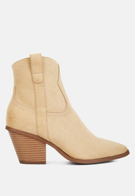 London Rag Elettra Boots Beige US 7 2