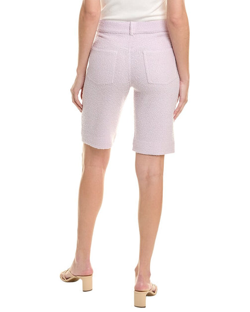 St. John Wool-Blend Shorts Purple US 2 4