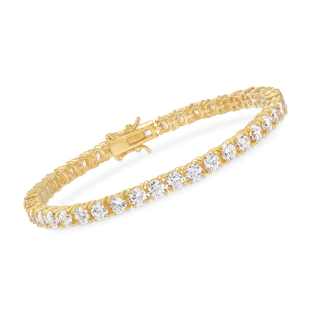 Ross-Simons Cubic Zirconia Tennis Bracelet Silver 6