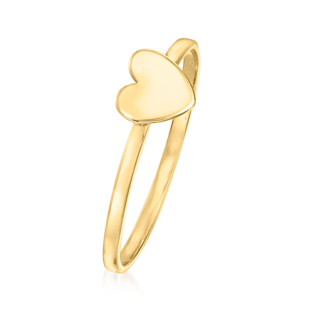 Canaria Heart Ring Yellow Gold US 8 4