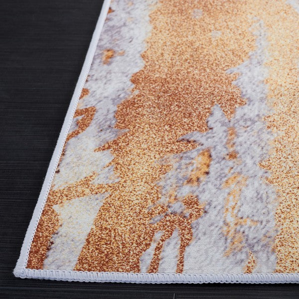 SAFAVIEH Tacoma TAC801P Power Loomed Rug Grey Rust 4