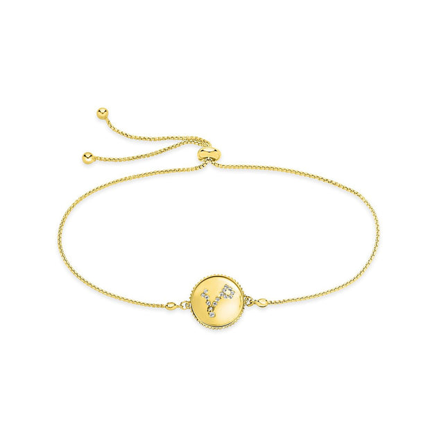 Sterling Forever Constellation Disk Bolo Bracelet Multi 2