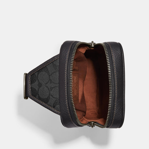 ショルダーバッグ COACH Sullivan Pack In Blocked Signature Canvas C9865 COACH® Outlet | Sullivan Pack In Blocked Signature Canvas