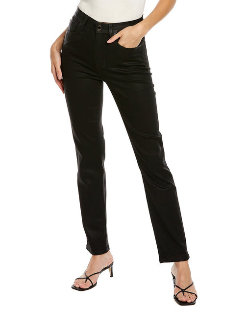 Le Jean Lara High-Rise Slim Stovepipe Jean Black 23 2