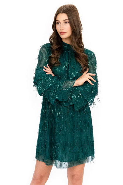 Eva Franco Robe Zanotti Vert US 4 4