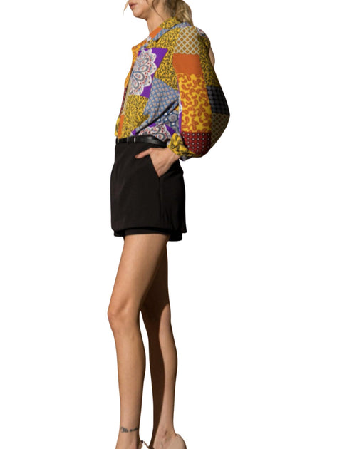 LENA Patchwork Top Multi Medium Female 3