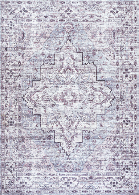 Jonathan Y Didim Boho Medallion Gray/Purple Area Rug 9 ft x 12 ft 2