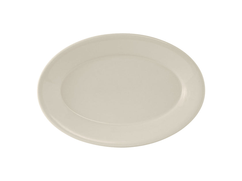 Tuxton Reno Oval Platter White 10-5/8 inch 2