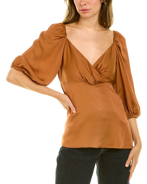 Trina Turk Impressives Top Beige XSmall 2